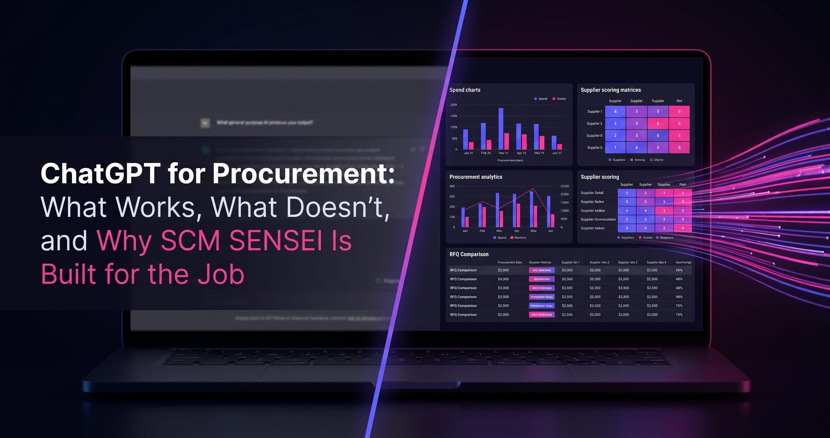ChatGPT for Procurement: What Works, What Doesn't, and Why SCM SENSEI Is Built for the Job